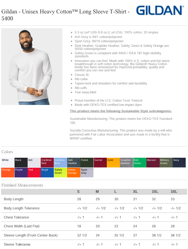 T-shirt manches longues Bleu