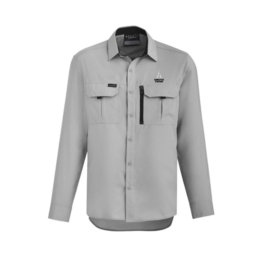 Chemise de travail manches longues Gris