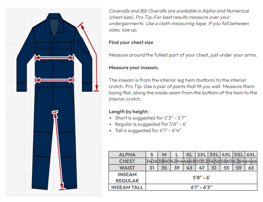 Black lined coverall