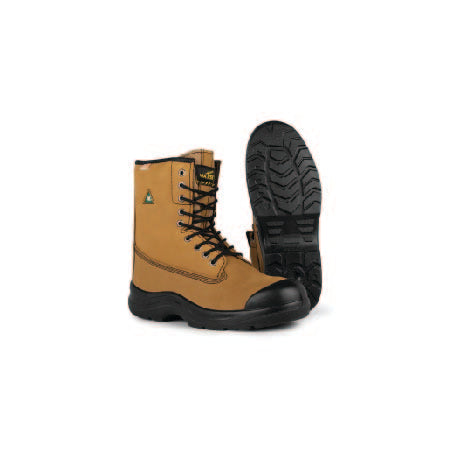 Bottes de travail 8'' en cuir Tan