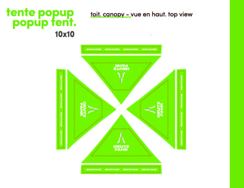 Tente promotionnelle popup