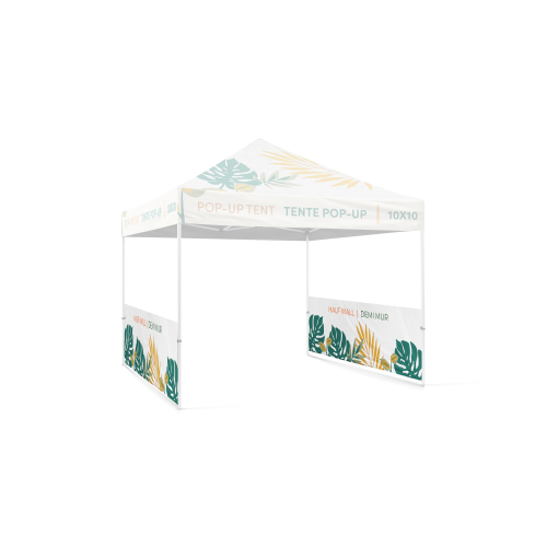 Demi mur pour tente popup