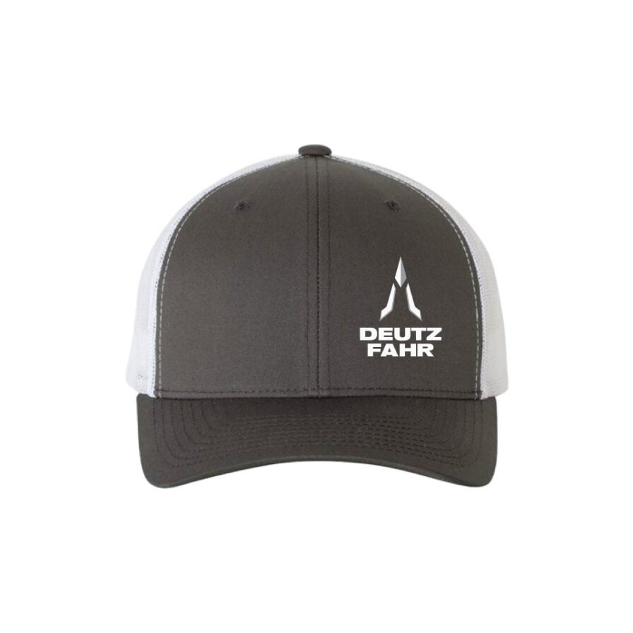 Casquette Charbon et blanche à filet