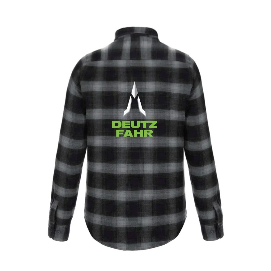 Chemise à carreaux Gris et Noir