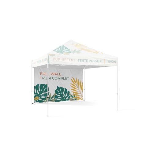 Mur en toile pour tente popup